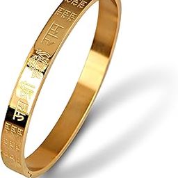 Bracelet for Men Stainless Steel Shree Ram Kada for men Bracelets | Bracelet for Boys Gold,Kada | Waterproof, Anti-tarnish Bracelet, Rust-free, Skin friendly | 8 mm Bracelets for Men-picture-22