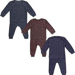 superminis Baby Thermal Top and Pyjama Set - Round Neck, Full Sleeves, Winter Wear Suit for Infants, Girls, Boys-image-8