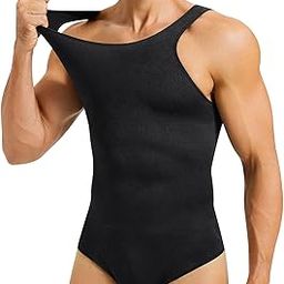 calandis ™ Men One Side Stretch Bodysuit Mankini Thong Underwear Wrestling Singlet Red | Underwear | Mens Clothing-picture-10