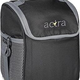 Actra Foodie Insulated Compact Premium Fabric Lunch Bag for Tiffin Boxes | Can be Used at School, Picnic, Camping, Outdoor Usage|Ideal for Office Men,Women & Kids to School (Pack of 1, Black)-image-27