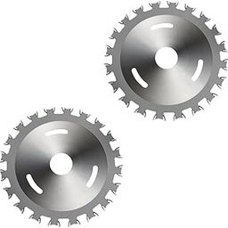 Serplex® 2Pcs 4'' Carbide Saw Blades, 20-Tooth Circular Saw Blades, Bidirectional Cutting, Carbide Alloy for Wood, Plastic, and Soft Metal, Universal Arbor Fit-image-5
