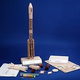 Indic Inspirations ISRO PSLV Rocket 1:100 DIY Kit-4