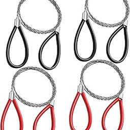 ATORSE® 4x Metal Wire Saw Handsaw Lightweight Chain Saw for Emergency Hiking-13