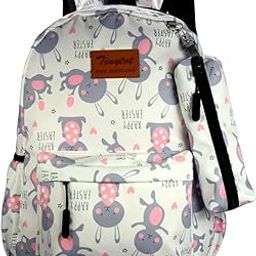 20 Litre Lightweight Waterproof Backpack Bags for Women - 17 Inch College Bag for Girls with Pencil Pouch, Medium School Bag for Girls 8+ Years, Office & Picnic Bag-image-37