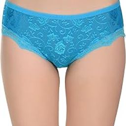 Women's Panties Nylon, Net and Lycra Blend Solid Waistband, Moisture Wicking, Full Coverage Mid Waist Hipster Panty for Women-picture-1