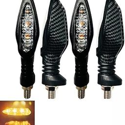 Autozap Carbon Indicator Light for Bike Turn Signal Blinker Compatible for Duke 390, Duke 190, RC 390, RC 200 (3 months Warranty) Yellow (Pack of 4)-image-11