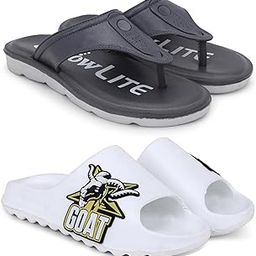 Combo Pack of 2 Slipper/Flip Flops/Slides/Clogs/Sandals for Men (V-Sultan Vs YEE-Goat)-image-24