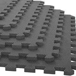 Xtrim Puzzle Exercise Mat High-Density EVA Foam Mat, Interlocking Tiles, Shock Proof, Protective Flooring for Gym Equipment, Puzzle Foam Mat for Home, Kids Area-55