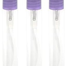 Hunky Dory Royal 10ml Empty Glass Pocket Pen Spray Bottle Refillable Bottle Sanitizer, Toner, Perfume, Attar, Lotion, Moisture, Oil (Pack of 3, Purple)-9