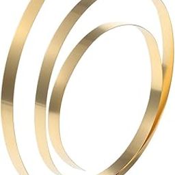 AllGIFT Brass Sheet Roll,1000mm x10mm Metal Foil,Thin Brass Strip Yellow Practical for Crafts, Electrical Repairs, Grounding(0.5x10x1000mm)-image-51