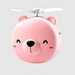 PrimeHorizon Piggy Travel Mini Makeup Mirror – Oval Wall-Mount Design with 3-in-1 LED Lights & USB Fan. Cute Piggy Mirror Perfect for Travel & Vanity setups.-50