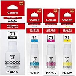 71 B/C/Y/M Ink Bottles Pixma G1020 G2020 G2021 G2060 G3020 G3021 G3060 GI-71 Compatible with Canon Printers-image-6