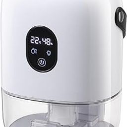 LOOM TREE® Mini Dehumidifier Air Dryer Portable Dehumidifier for Wardrobe Closet Garage White | Home Improvement | Heating Cooling & Air | Dehumidifiers-picture-5