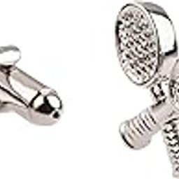 Silver Tennis Racket Cufflinks – Premium Sports-Inspired Accessory-picture-17
