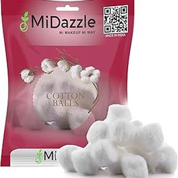 Midazzle Pure Cotton Balls for Eye, Face Makeup and Nail Paint Remover (50 Pieces)-32
