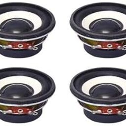 croptronia Pack of 4 Pcs 2 inch 4 ohm 3W Round Full Range Home Audio Speaker Stereo Subwoofer-5