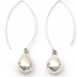 maira Hoop Earrings with Tear Drop 925 Sterling Silver Earrings for Women/Girls-picture-5
