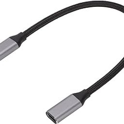 NIMMZ COLLECTION Male to Female Type C Extender Cord, High Strength 4K 60hz USB C Male to Female Extension Cable Flexible Thickened for Tablet for Notebook(25cm)-image-81