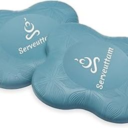 Serveuttam Yoga Cushion Knee Pad - 20 mm Thick TPE Made Yoga Knee Elbow Pad | Extra Thick Exeriser Knee Pad | Eliminate Pain During Yoga Asana (Blue)-image-7