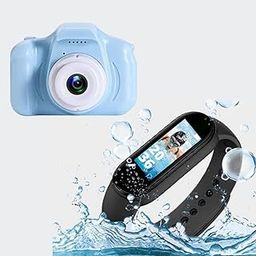 Drumstone Combo (𝗕𝘂𝘆 𝟭 𝗚𝗲𝘁 𝟭) Fun Digital Camera 20MP 1080P for Kids with Waterproof Fitness Band – Heart Rate Monitor, Activity Tracker for Boys & Girls-𝟐𝟎 𝐲𝐞𝐚𝐫𝐬 𝐰𝐚𝐫𝐫𝐚𝐧𝐭𝐲-7