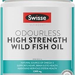 Swisse Fish Oil with 1500mg Omega 3 (Highest Concentrate In Single Capsule) Manufactured In Australia, Internationally Proven Formula - (200 Capsules, One Capsule Per Serving)-19