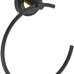 JAGGER JAG310 Moon Shape Towel Rings/Towel Holder/Hand Towel Stand/Cloth Hanger Napkin Holder/Cloth Stand Towel Holder for Bathroom Kitchen Washbasin (1, MATT Black)-image-57