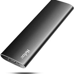 Netac 2TB SSD, USB3.2 Gen2 10Gbps, Type-C, Read Speed up to 500MB/s, Aluminium Alloy, ZSlim-18