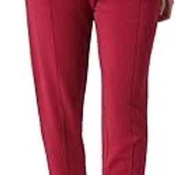 pepe jeans Women's Regular Track Pants (PL211628_Ruby Wine-picture-14