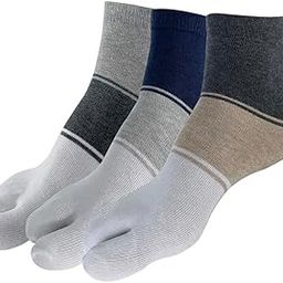 Women's Cotton Quarter Length Thumb Socks (Pack of 3) Grey Melange, Denim Blue, Anthra Melange-image-31