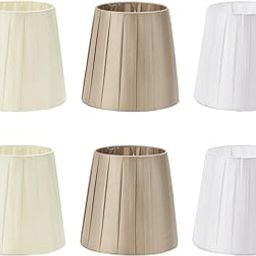 CALANDIS® Table Lamp Shade Clip On Lampshade Nordic Modern Decorative Fabric Lampshade Clip On Beige-image-29