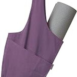 Yogiii Yogiii Yoga Mat Bag | The YogiiiTote | Yoga Mat Tote Sling Carrier w/Large Side Pocket & Zipper Pocket | Fits Most Size Mats (Imperial Purple)-image-77