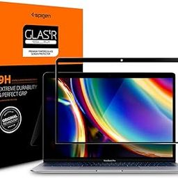 Spigen Tempered Glass Screen Protector [Glastr Slim] Designed For Macbook Pro 13 Inch (M1 / 2017-2021) / Macbook Air 13 Inch (M1 / 2018-2021) Laptop [9H Hardness]-image-11