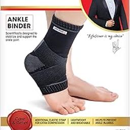 LifeWear Ankle Binder Support for Pain Relief, Provides Optimum Compression for Stability and Strength, Soft and Comfortable, Adjustable Strap, Anti-slip Design, Ankle Support for Men and Women, Size (XL)-image-26