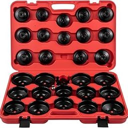 Keaa Oil Filter Socket Set, 30 Pcs Oil Filter Wrench Set, Sturdy Steel Oil Filter Socket, 3/8" Oil Filter Socket, Low Profile Oil Filter Socket Set for Easy Access, Oil Filter Wrench Cap Set w/Case-image-60