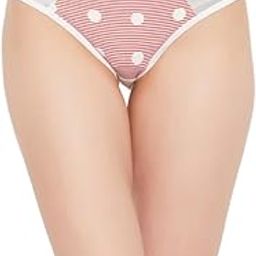 Women's Polyamide Low Waist Outer Elastic Bikini Panty - White-image-45