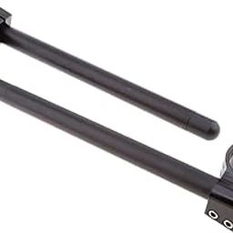 CLUB BOLLYWOOD® CNC Universal Motorcycle Clip On Handlebars 48mm Replacement Bars Black|1 Pair Clip On Handlebars-picture-3