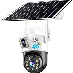 ElektroWelt 4G Solar Dual Camera 5MP Live View Night Vision|| Wide Angle Motion Tracking Security Camera (128 GB, 2 Channel)-13