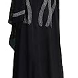 Black Abaya Stone Work For Women Elegant Modest Wear Burkha Islamic Naqab Fashion-picture-24