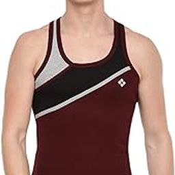 Men's Solid Cotton Gym Vest (Colour May Vary)-image-98