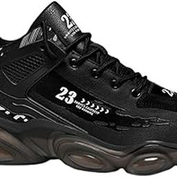 Fashion Men's Athletic Sneakers Walking Shoes for Outdoor Jogging Sports 44 Black | Athletic | Athletic | Athletic-picture-6