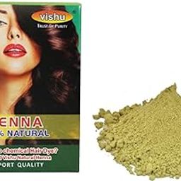SP Vishu 100% Organic Natural Henna Powder for Hair - Pack of 2 (400g) Pure Mehendi Powder for Grey Hair/Colour/Conditioning/Care And Make Design on Hand | Chemicals Free-image-50