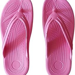 EVA Flip Flops For Wome's, Pink, Textured Footbed, Beach Sandals | Soft anti Skid Slipper | Eva flipflop Chappal | Size 4,5,6,7,8 | Colour Pink-image-12