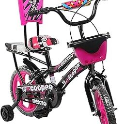 SPEED BIRD Cooper Kids Cycle 16-T Baby Cycle for Boys & Girls - Age Group 3-8 Years (Cooper Blue) (Pink, Cooper)-image-18