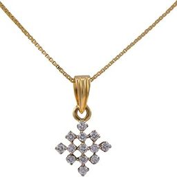 joyalukkas 18K Yellow Gold and Diamond Pendant-picture-26