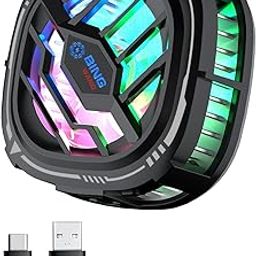 MOBILIFE Mobile Cooler, 15W Phone Cooler for Gaming, Magnetic Gaming Cooler with Instant Cooling Gaming Fan, RGB Cooling Fan with Semiconductor Technology for iPhone & Android Phone-29