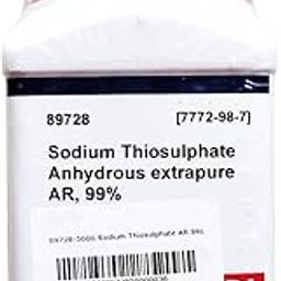 SRL Sodium Thiosulphate Anhydrous Extrapure AR, 99.5% 500Gm, CAS 7772-98-7, Molecular Formula : Na2S2O3, Storage : Room Temperature, Shelf Life : 60 Months for laboratory use only-image-63