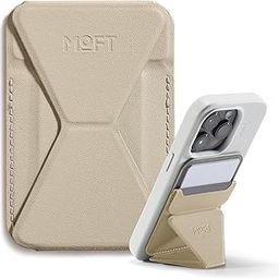MOFT Magnetic Wallet Stand Compatible with iPhone 16/15/14/13/12 Series, Angle Adjustment & Magnetic Compatible MOVAS Phone Stand,Earthen Beige-picture-27