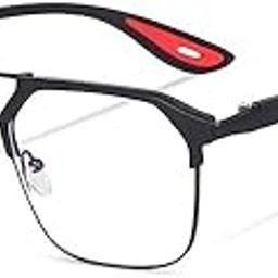 Photochromic Glasses – Stylish Metal-Rubber Half Rim Eyewear for Men & Women, UV Protection, Lightweight & Durable Design-image-19