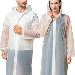 EVA Waterproof Unisex Rain Coat Hooded Full Sleeves Outdoor Men, Women, Boys & Girls Rainwear Poncho Raincoat for Camping, Hiking & Travelling-image-94