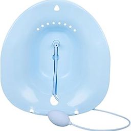 bnf® Sitz Bath Multipurpose Wash Basin Toilet Bidet Tub for Women Postpartum Care Blue Health & Beauty | Bath & Body | Bath Salts-image-22